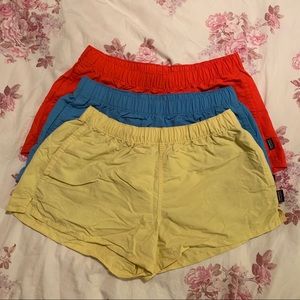 BUNDLE: THREE Patagonia Baggies